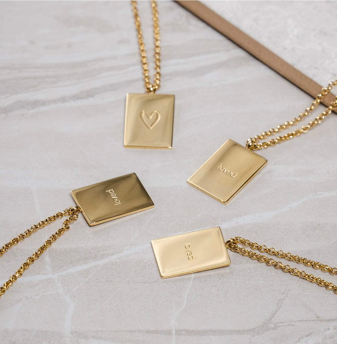 Loved: 18K Gold-Plated Necklace